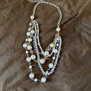 Bold Statement pearl necklace